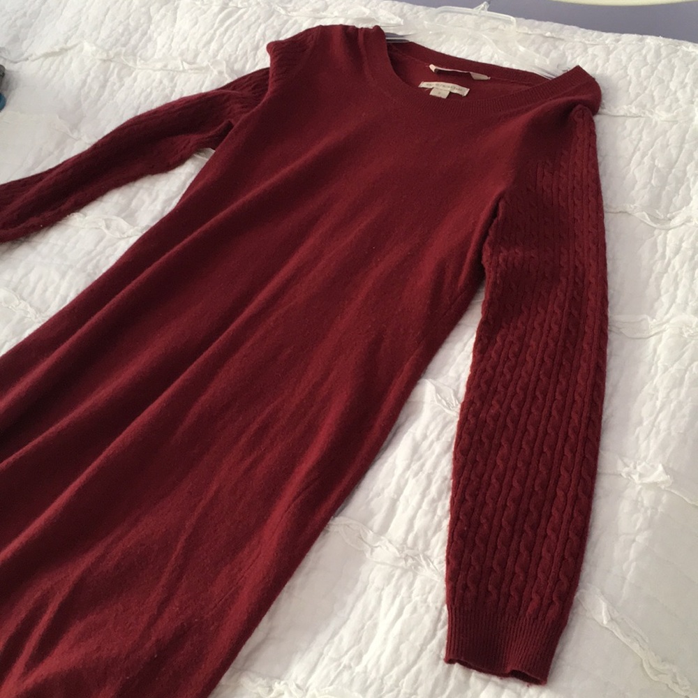Banana Republic Red Sweater Dress